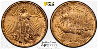 1922 $20 MS61