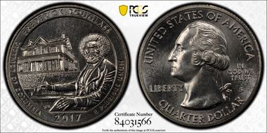 2017-S 25C Frederick Douglass NP MS67