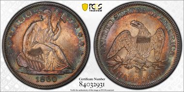1860-O 50C MS66+