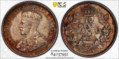 1920 10C MS65