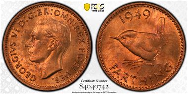 1949 1/4D S-4119 MS65RD