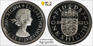 1953 Shil S-4139 English Rev PR67DCAM