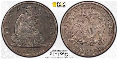 1873-CC 50C WB-1, Closed 3 VF20