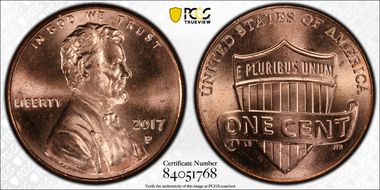 2017-P 1C Shield MS66RD