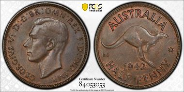 1942(m) 1/2D KM-41 MS63BN