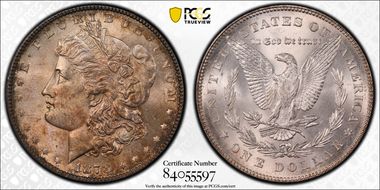 1878 7TF $1 VAM 116 MS63