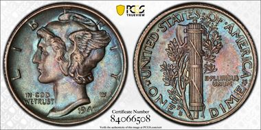 1940-S 10C MS66