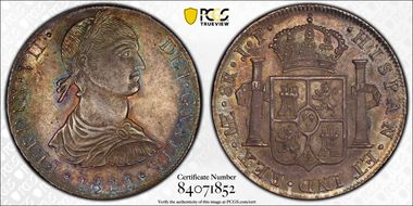 1811-L JP 8 R Calico-1242 Imagined Bust MS63