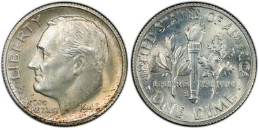 1948-S 10C MS67+ FB