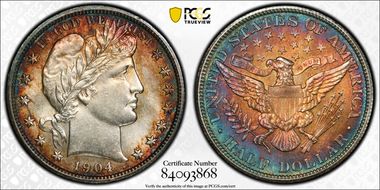 1904 50C AU58