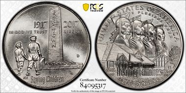 2017-D 50C Boys Town First Strike MS70