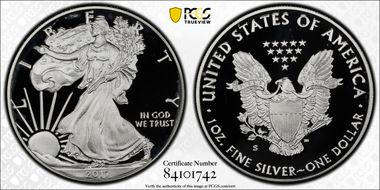 2017-S $1 Silver Eagle Congratulations Set First Day of Issue PR70DCAM
