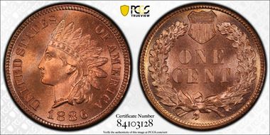 1886 1C Type 1 MS66RD