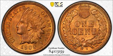 1909-S 1C Indian MS66RD