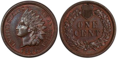 1886 1C Type 2 MS65BN