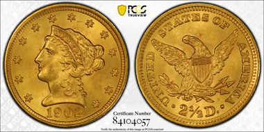1902 $2.50 MS64+