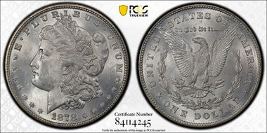 1878 7TF $1 VAM 169 MS63