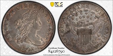 1802 $1 BB-241 AU50