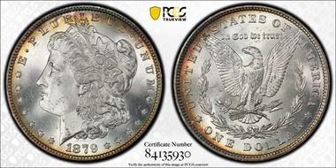 1879 $1 MS64+ 