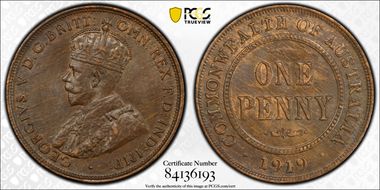 1919 //. (m) 1D Dot below, DDOR MS64BN