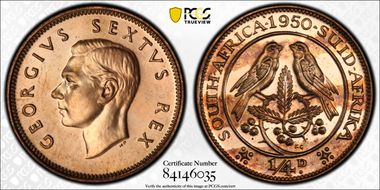 1950 1/4D KM-32.1 PR65RD