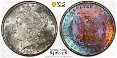 1881-S $1 MS63