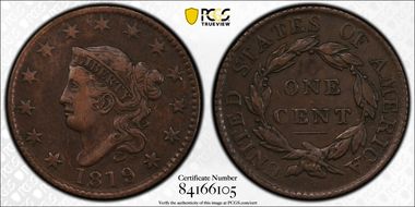 1819/(8) 1C Large Date XF40BN