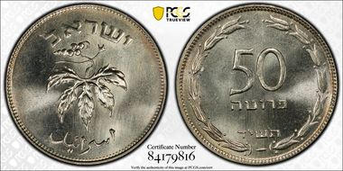 (1954) 50 Pr Reeded Edge MS66