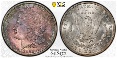 1881-S $1 MS64