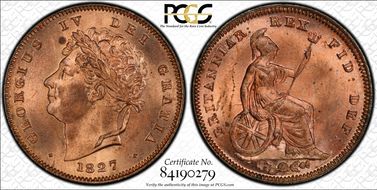 1827 1/3 Far S-3827 MS65RD