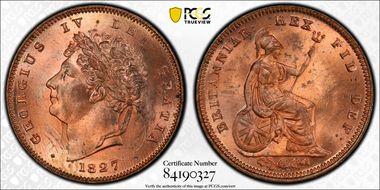 1827 1/3 Far S-3827 MS65RD