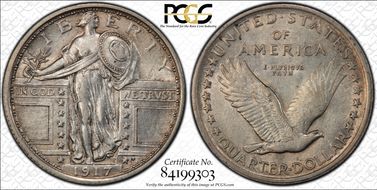 1917 25C Type 1 AU58