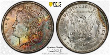 1884-O $1 MS62