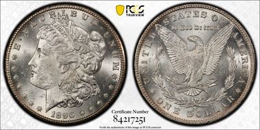 1890-CC $1 MS63
