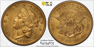 1859-O $20 MS60
