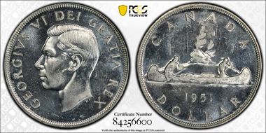 1951 S$1 Arnprior MS64+