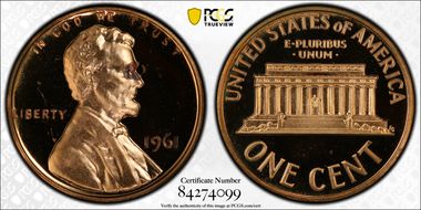 1961 1C PR66DCAM