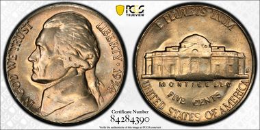 1954-S 5C DDR FS-801 MS64