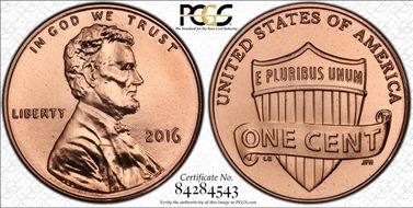 2016 1C Shield MS67RD