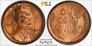 1927-D 1C MS65+ RD