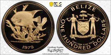 1979-FM $100 Angel Fish KM-58  Au PR69DCAM