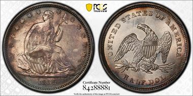 1839 50C No Drapery MS64