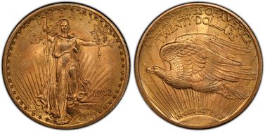 1913 $20 MS65