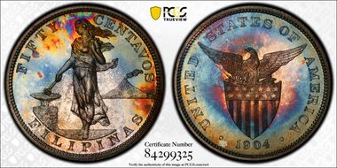 1904 50C PR68+