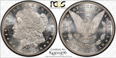 1880/79-O $1 MS63PL