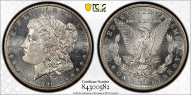 1890-S $1 MS64PL