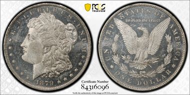 1879-O $1 MS62DMPL