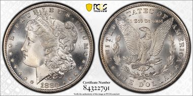 1880-S $1 MS68