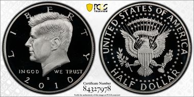 2010-S 50C Silver PR70DCAM