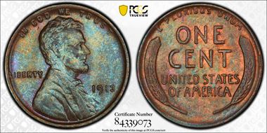 1913 1C MS63BN